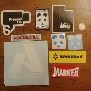 Skier/Boarder Sticker Pack